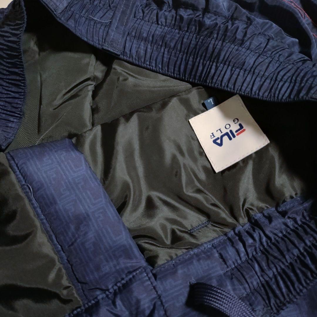 FILA GOLF ゴルフウェア ジャケット パンツ 上下セット 中綿 冬服 Ｌ