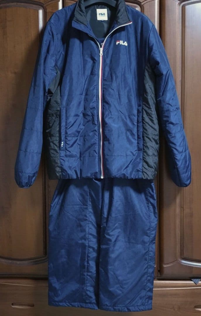 FILA GOLF ゴルフウェア ジャケット パンツ 上下セット 中綿 冬服 Ｌ