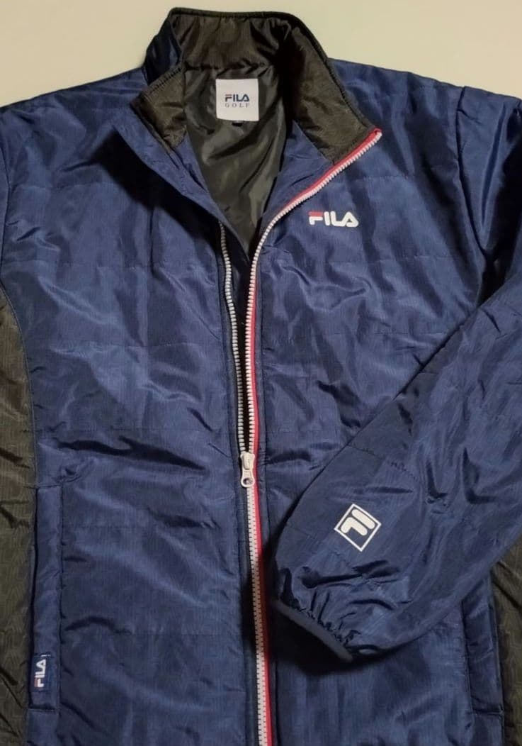 FILA GOLF ゴルフウェア ジャケット パンツ 上下セット 中綿 冬服 Ｌ