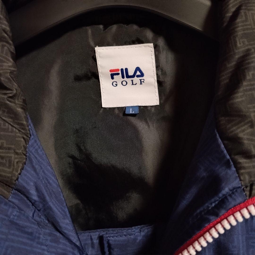 FILA GOLF ゴルフウェア ジャケット パンツ 上下セット 中綿 冬服 Ｌ