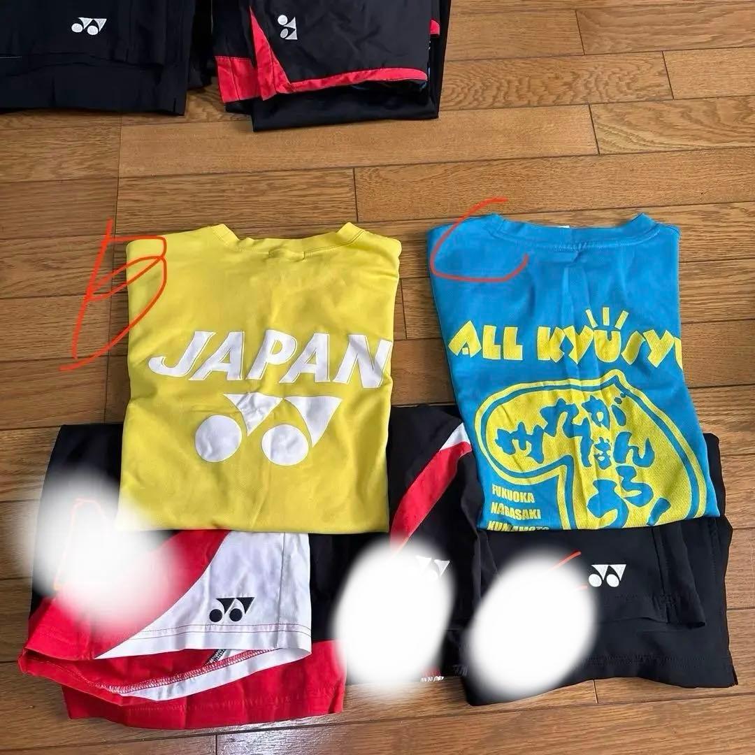 バドミントン ウェア・パンツ Lサイズ9点,Mサイズ1点 ご注文は8点セット〜