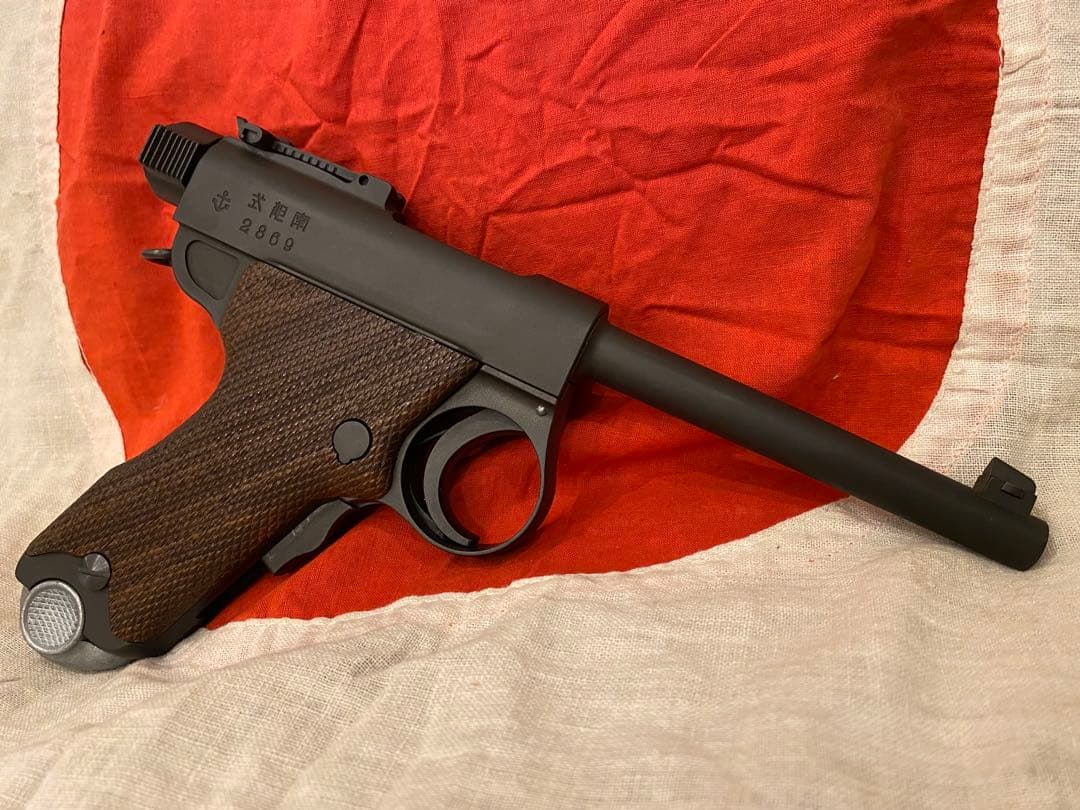 南部式自動拳銃 大型乙 パパ南部 モデルガン フルセット HW 木グリ 月島軍曹