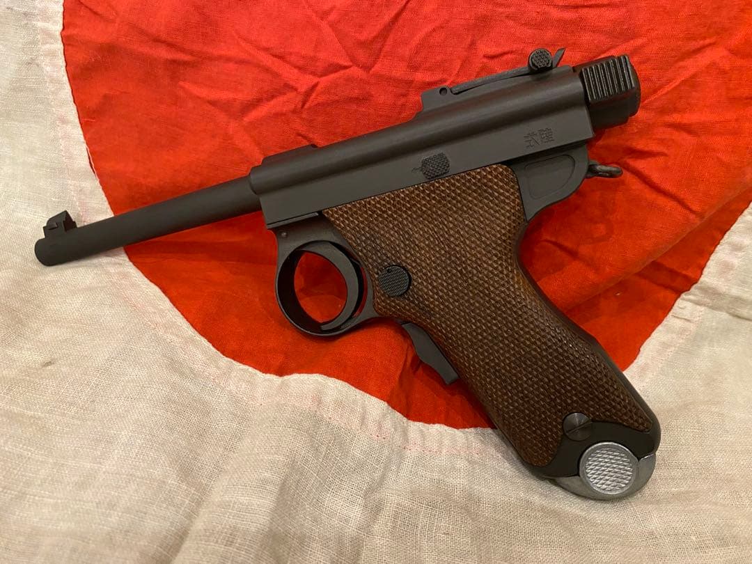 南部式自動拳銃 大型乙 パパ南部 モデルガン フルセット HW 木グリ 月島軍曹