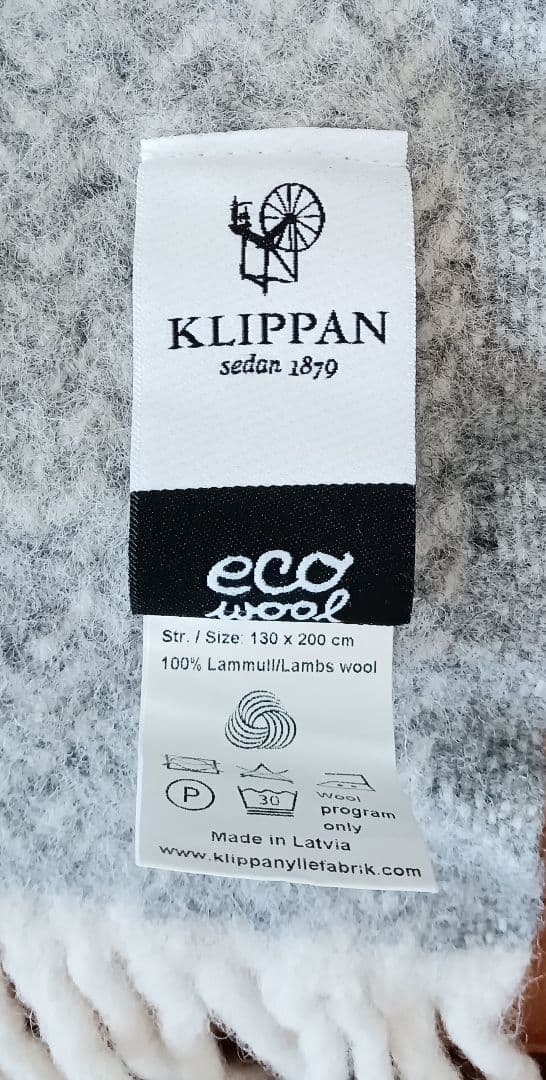 KLIPPAN ウールブランケット