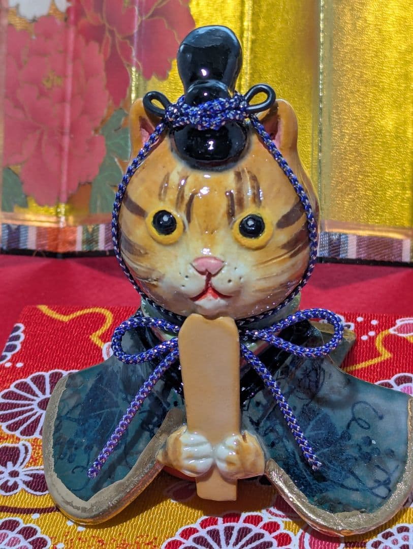 猫の雛人形