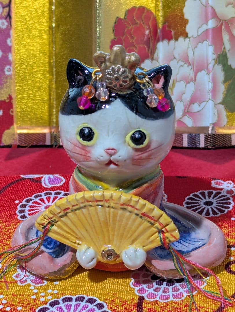 猫の雛人形