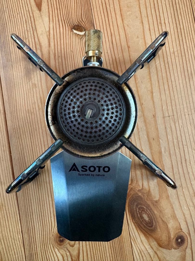 【保証書付・カスタム】SOTO レギュレーターストーブ ST-310 真鍮つまみ