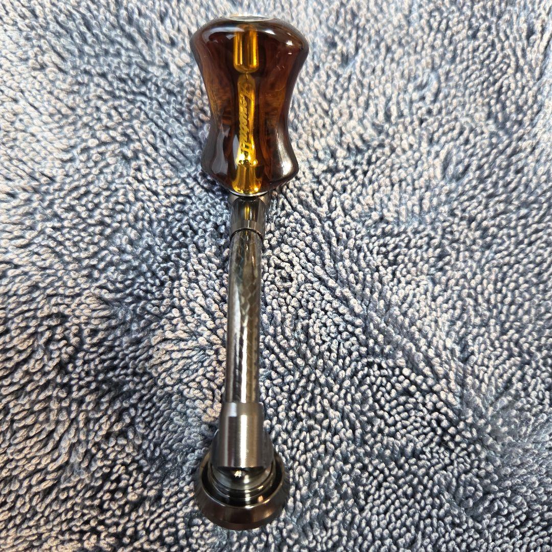 SLP WORKS カーボンハンドル　ハンドルキャップ　黒い特務機23リミテッド