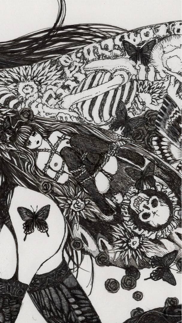 『髑髏蛾』習作