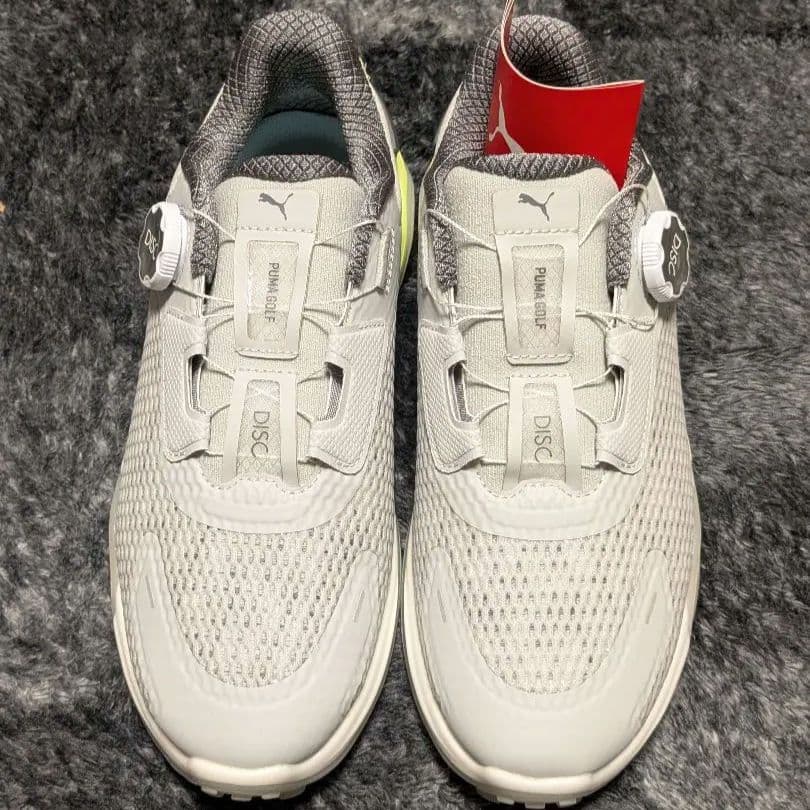 新品 箱あり PUMA ゴルフシューズ DISC 25.5cm ダイヤル式