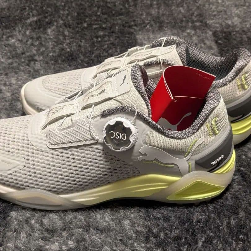 新品 箱あり PUMA ゴルフシューズ DISC 25.5cm ダイヤル式