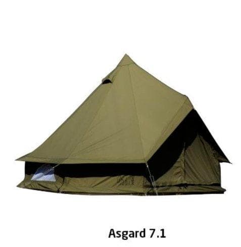 ノルディスク Asgard7.1カーキ ポール×2・ペグなし