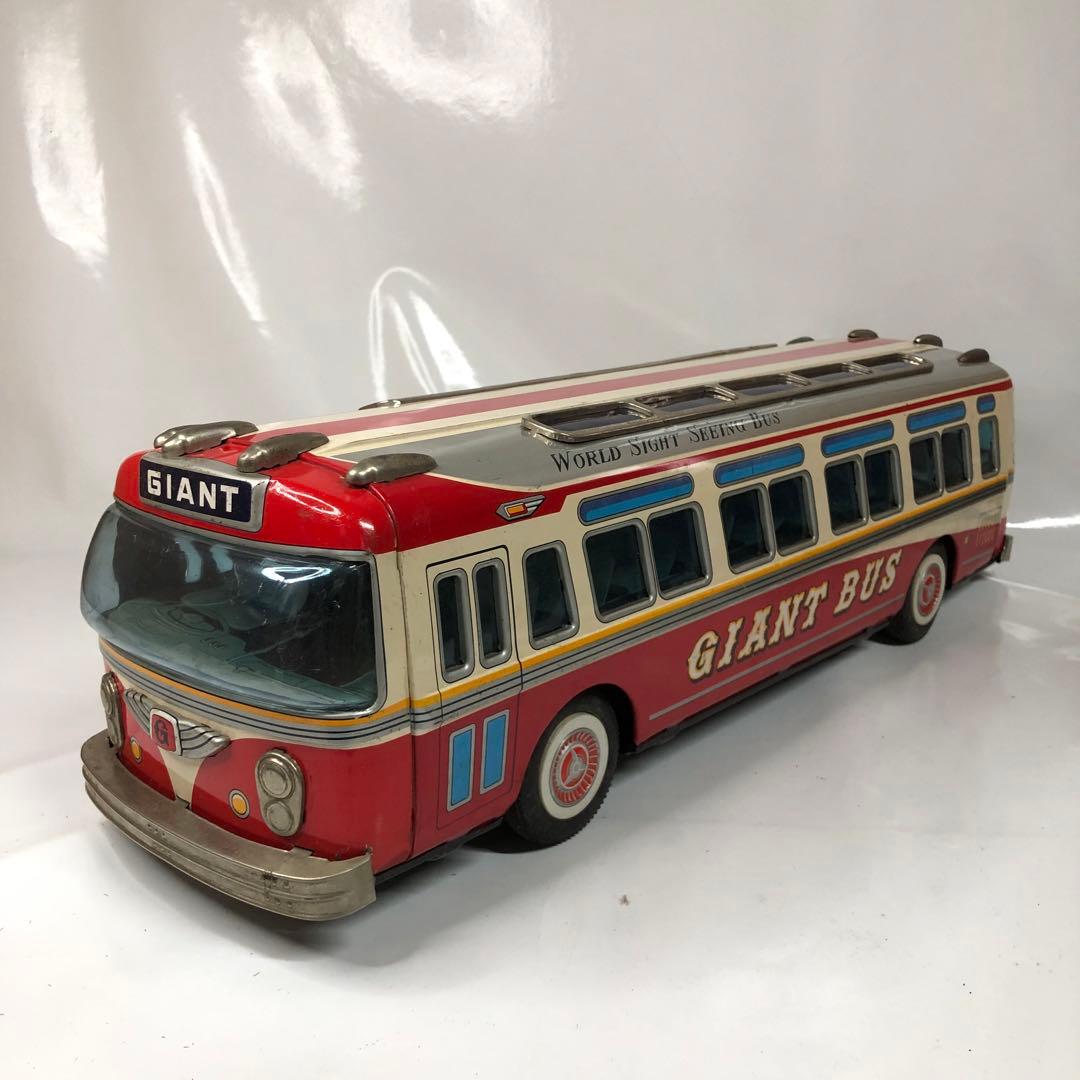 米澤玩具 ヨネザワ ブリキ製 GIANT BUS ジャイアントバス 全長約５７㎝