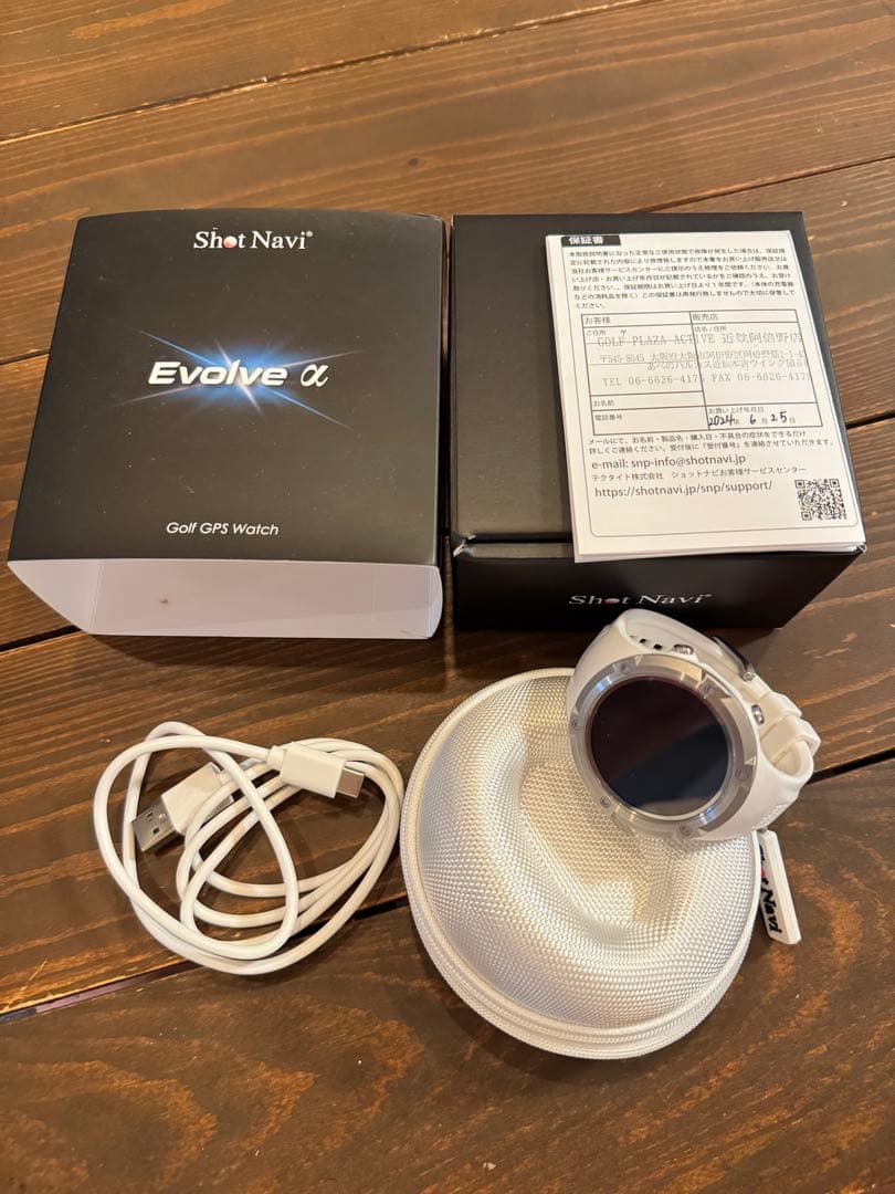 ショットナビ Shot Navi Evolve α GPSゴルフウォッチ
