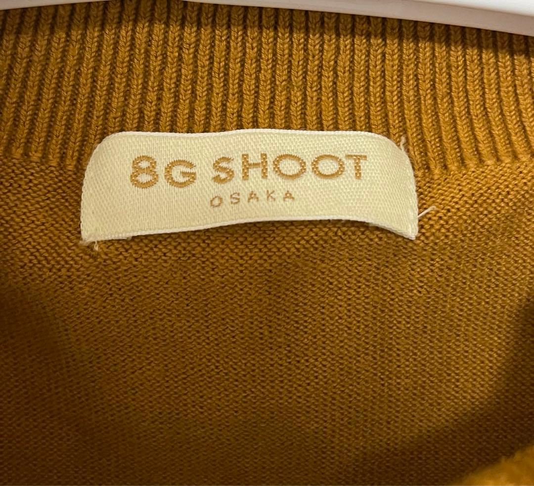 8G SHOOT　ゴルフ　モックネックニット　L