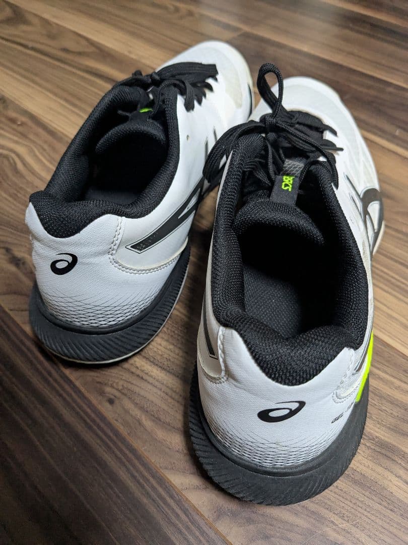 asics バレーボールシューズ ホワイト/ブラック/イエロー