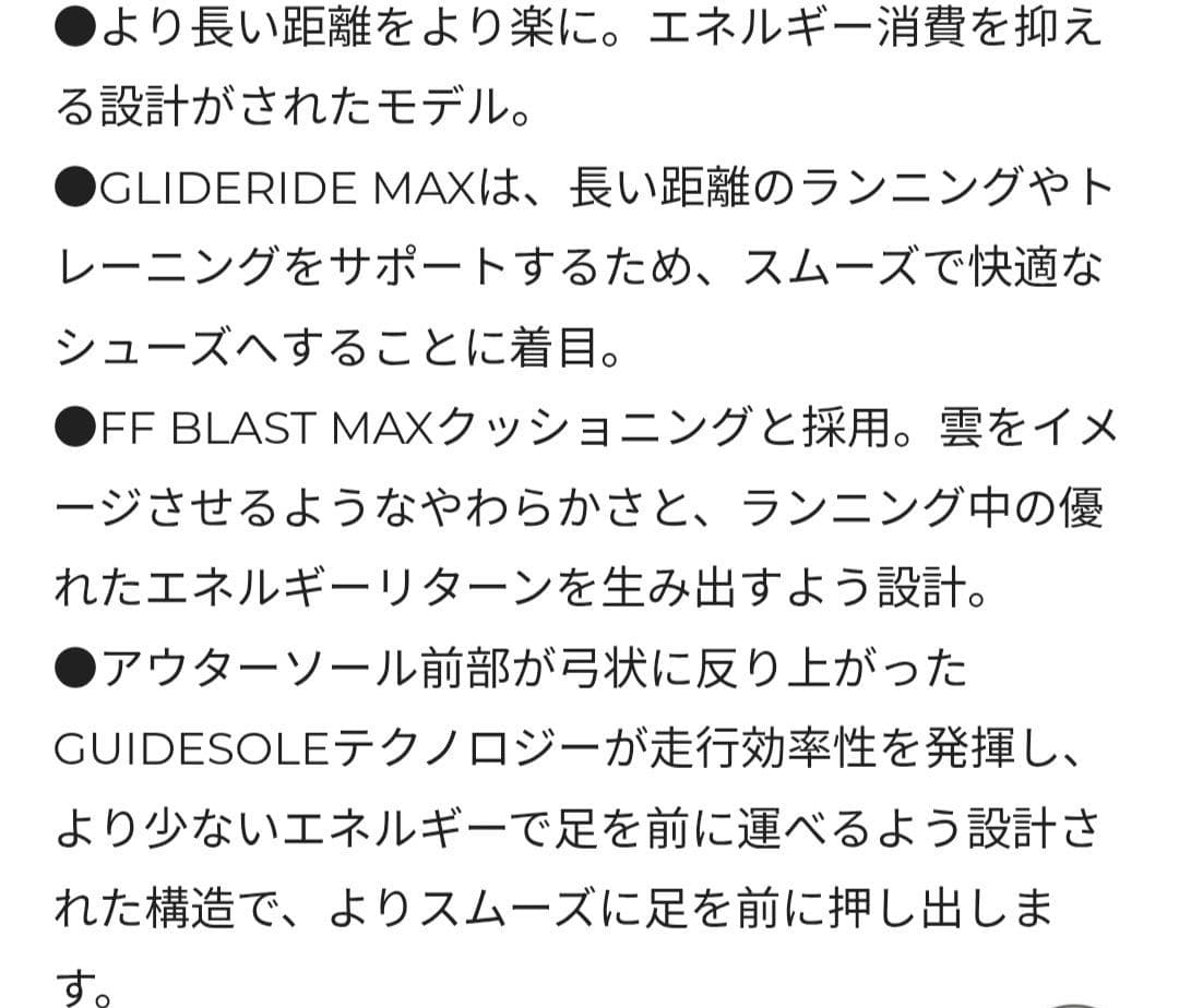 ASICS GLIDERIDEMAX ランニングシューズ 29cm ブラック