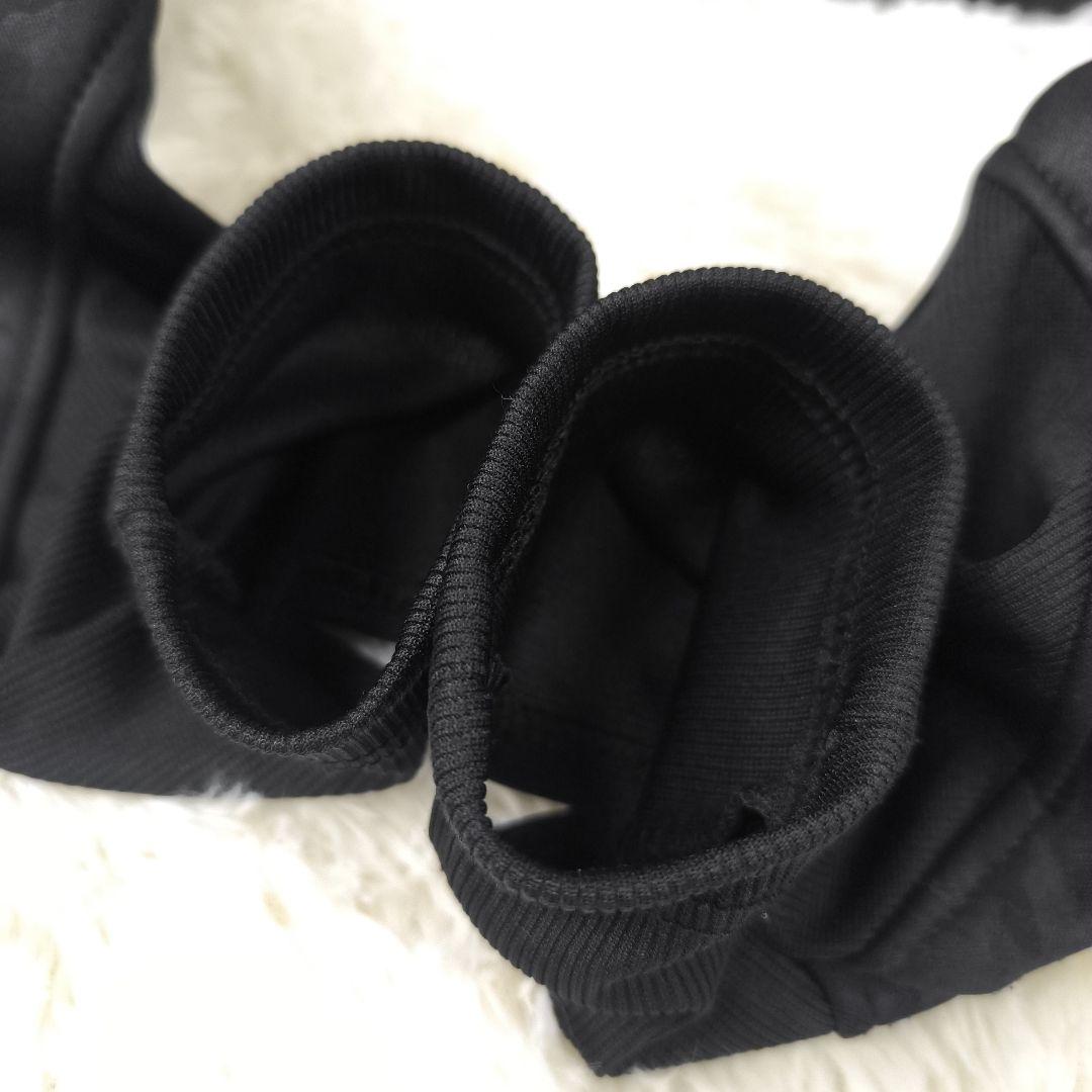 ✨極美品✨ ゴル ジャージ セットアップ ロゴ 裏地フリース 黒 迷彩