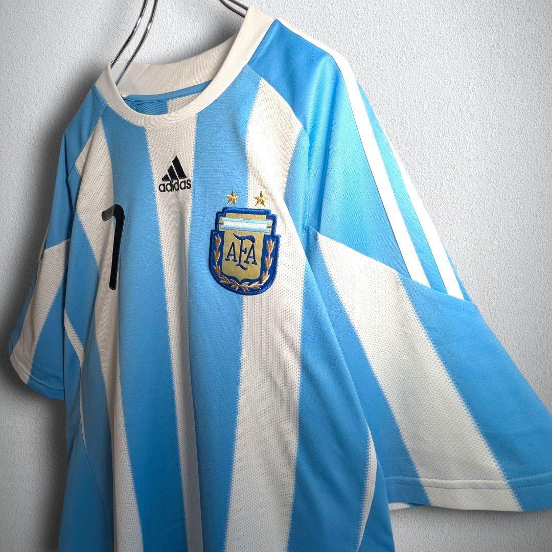 古着 サッカー ゲームシャツ 世界的人気 アルゼンチン代表 貴重なビッグサイズ