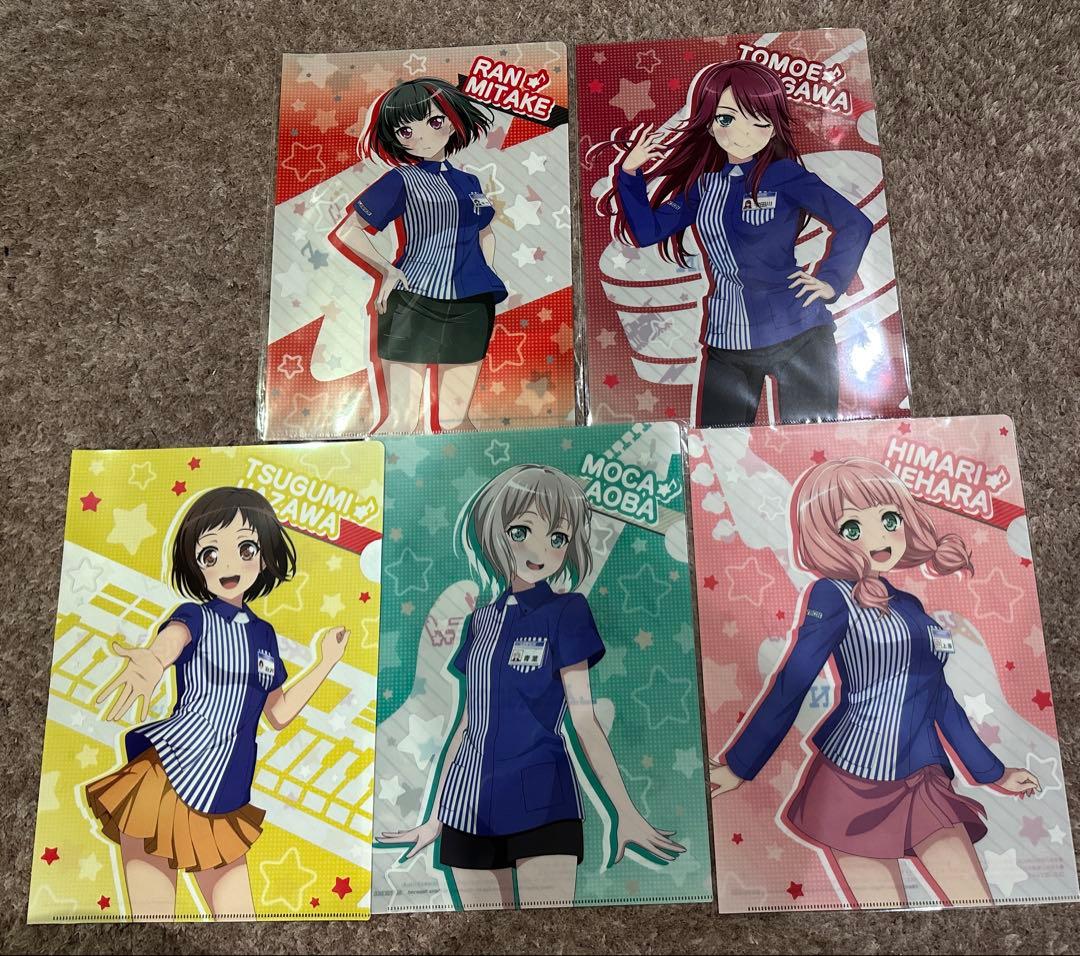 BanG Dream! バンドリ クリアファイル まとめ売り LAWSON限定