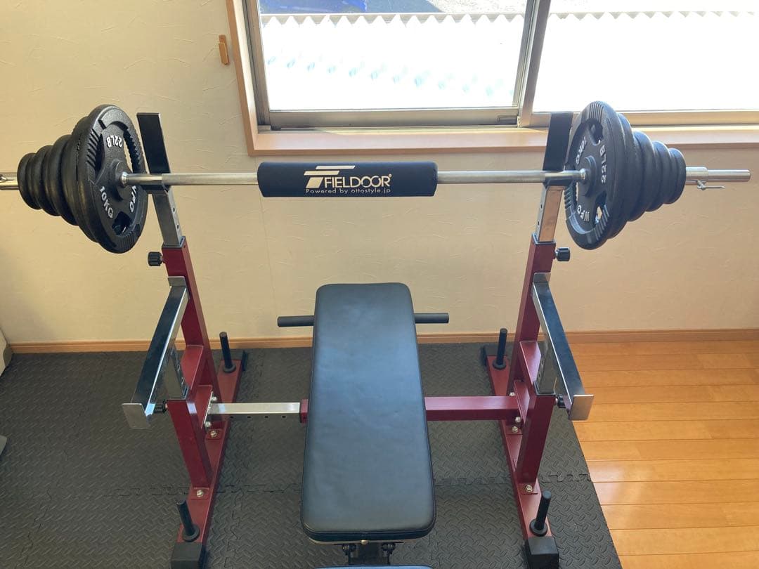 S.M　ベンチプレス80キロセット