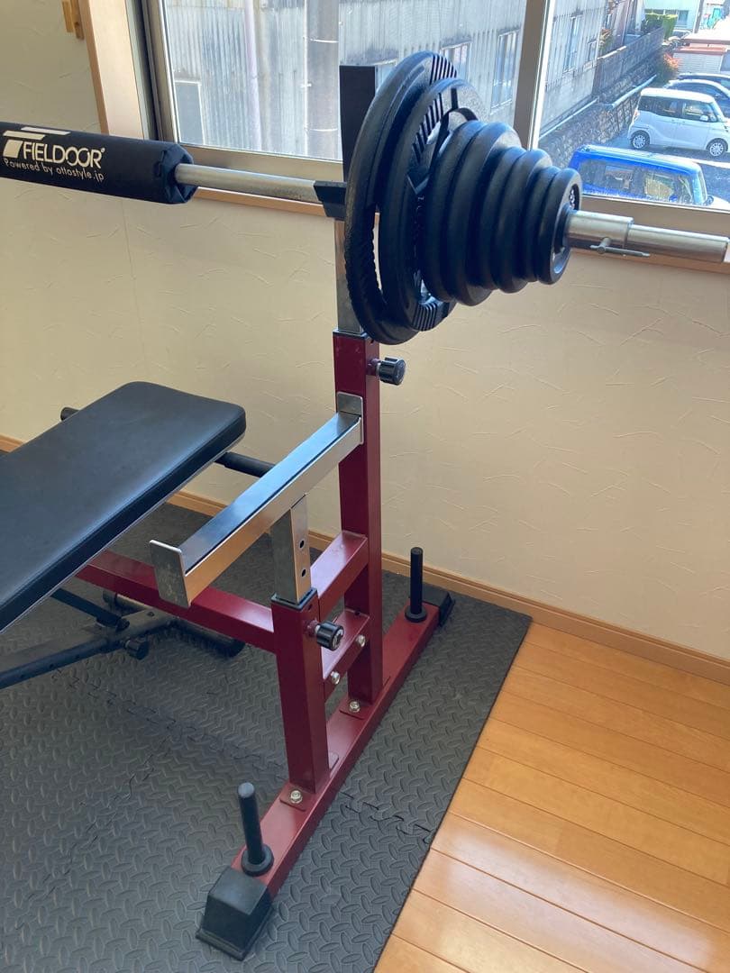 S.M　ベンチプレス80キロセット