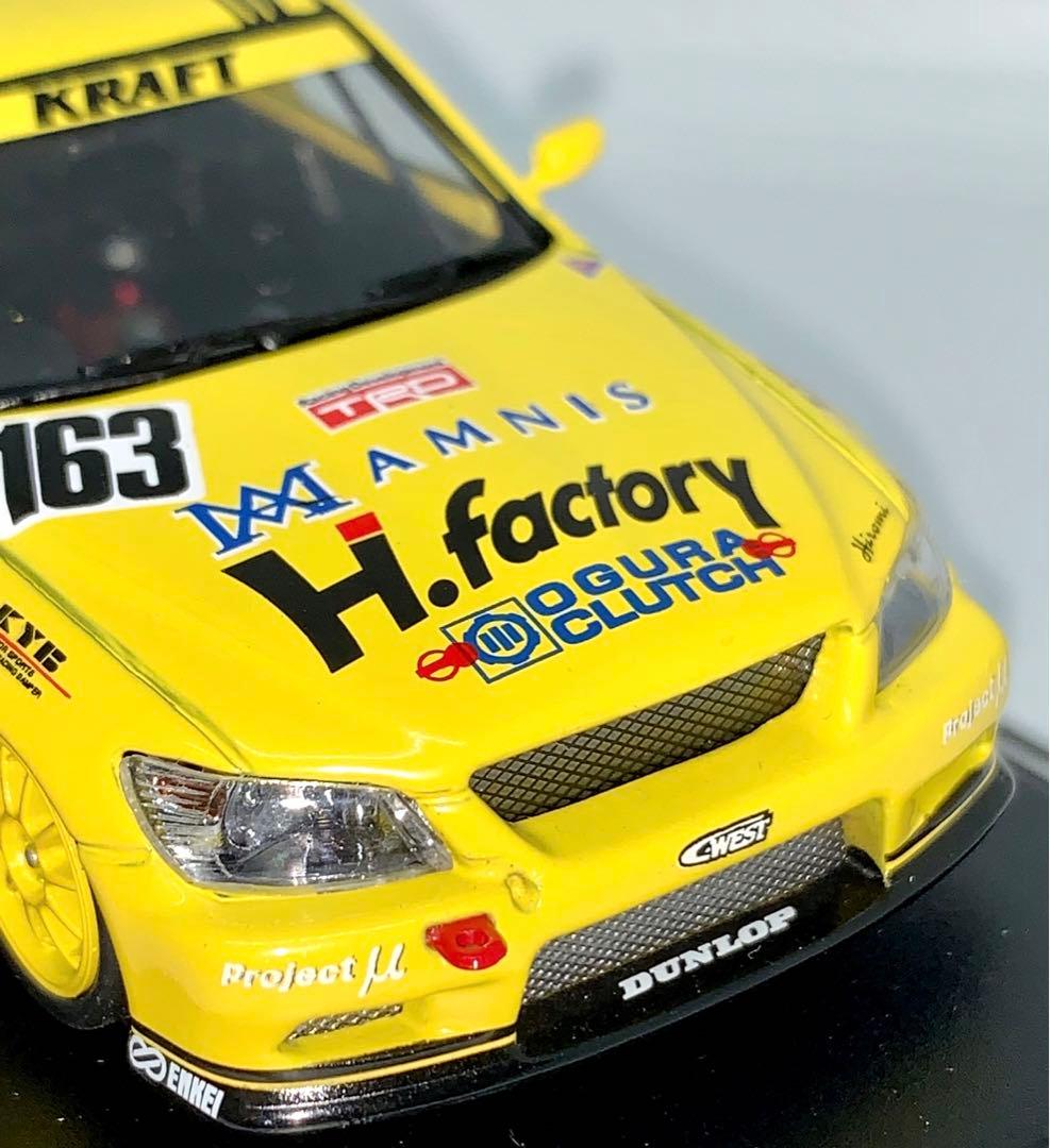 エブロ トヨタ アルテッツァ N1 2002 1/43 脇阪 スーパー耐久