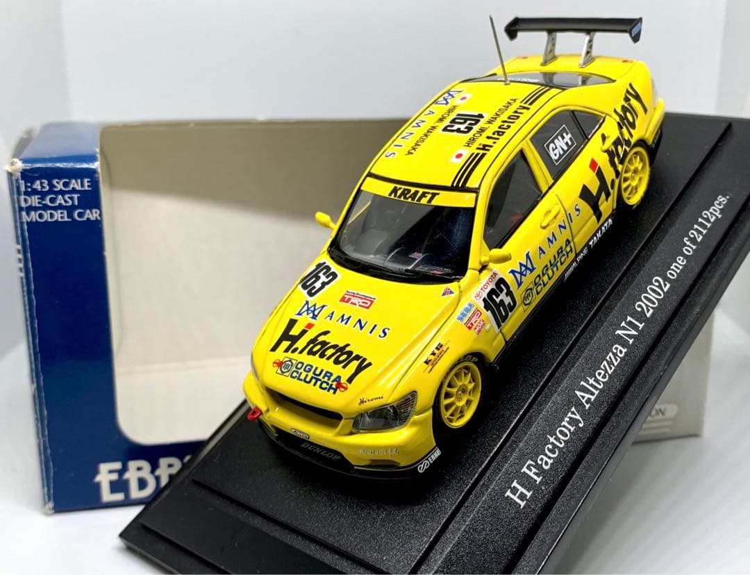 エブロ トヨタ アルテッツァ N1 2002 1/43 脇阪 スーパー耐久