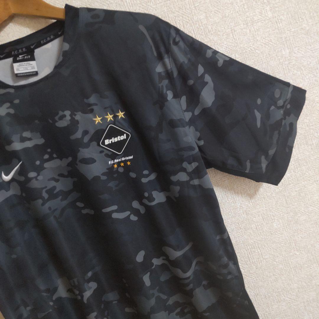 ナイキ エフシーアールビー F.C.R.B Bristol 迷彩 Tシャツ XL