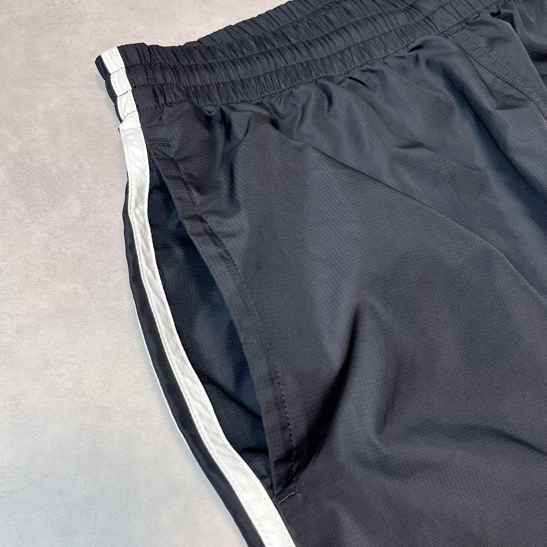 00s adidas ワイド トラックパンツ ブラック O