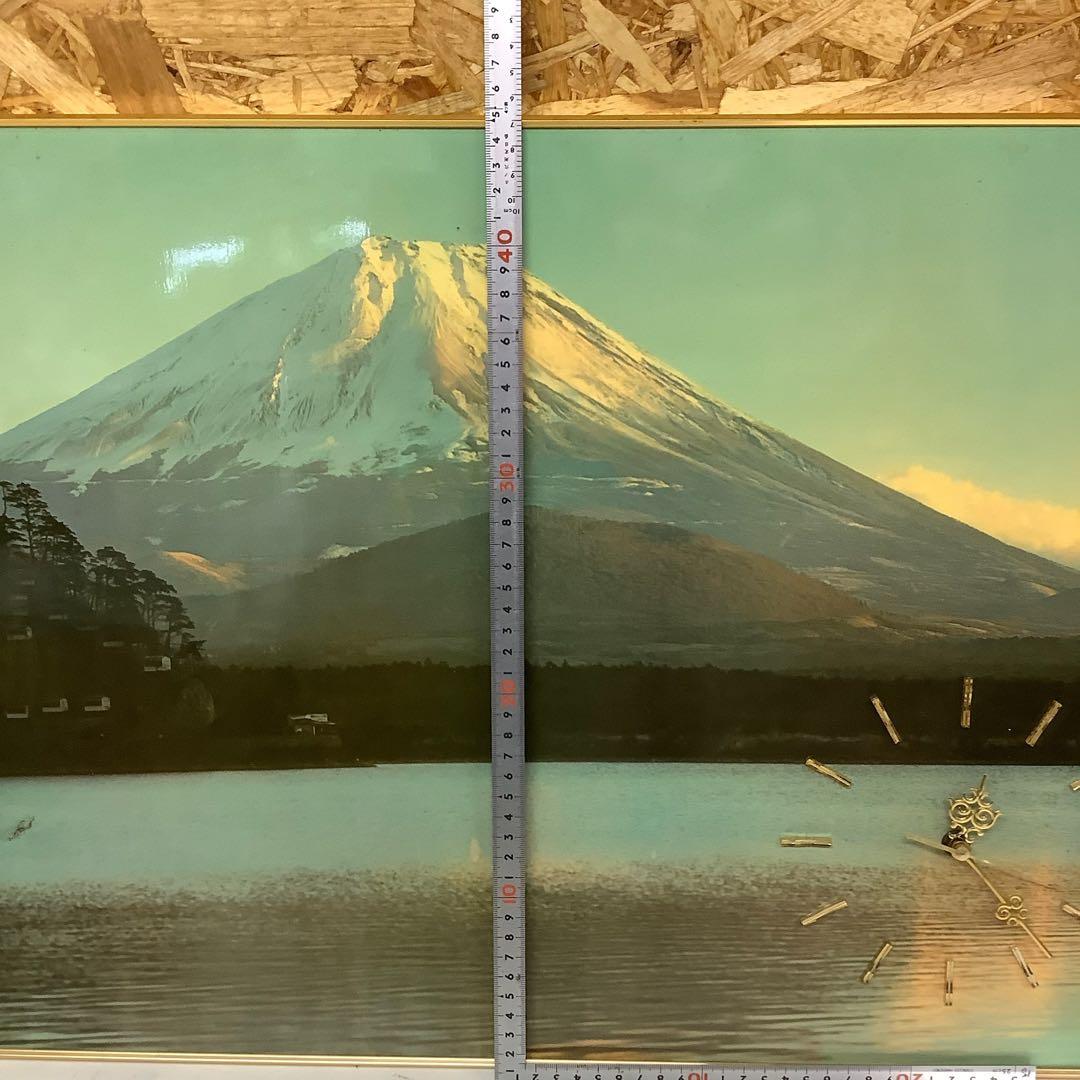 富士山風景 大型壁掛け時計 インテリア（Q-33）