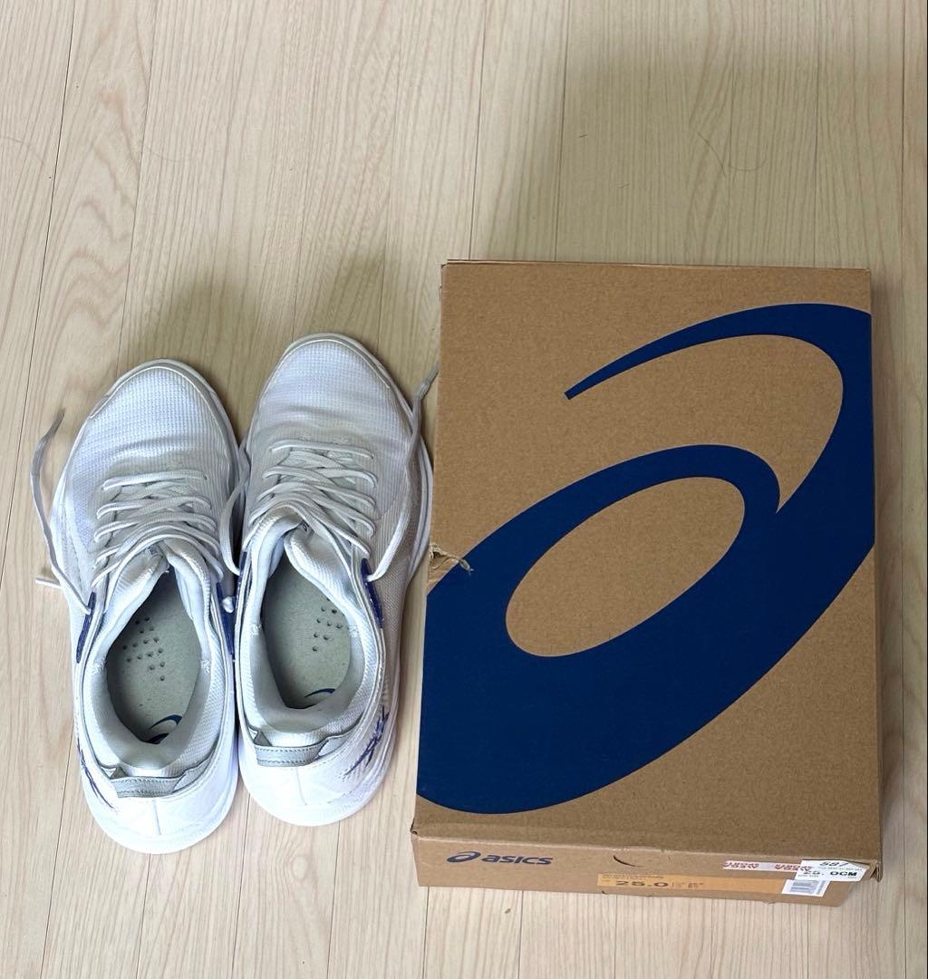 ASICS GLIDE NOVA FF 4 ホワイト/ブルー　バッシュ