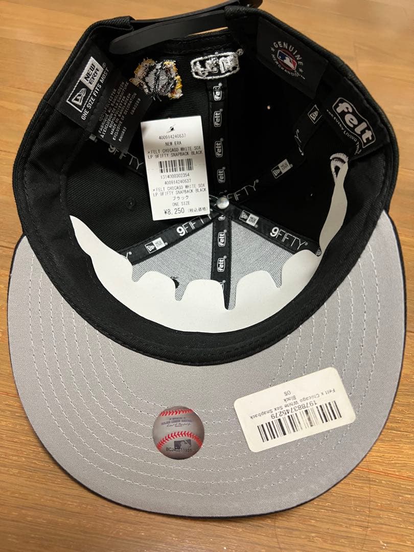 LP 9FIFTY FELT シカゴ・ホワイトソックス ブラック