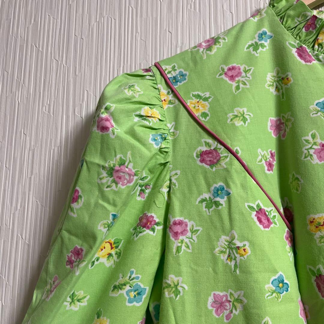 美品　princess kaiulani フラダンス衣装　ドレス　七分袖　USA