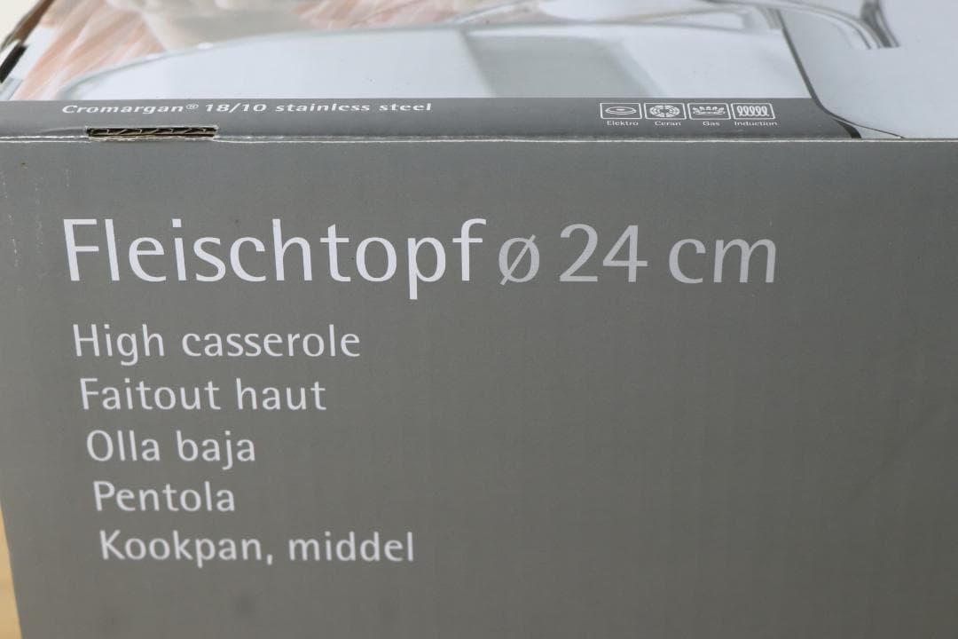 未使用 WMF ProfiSelect 両手鍋 24cm 5.7ℓ ステンレス