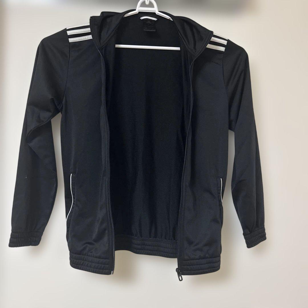 adidas ブラック ジャージ (上下セット)