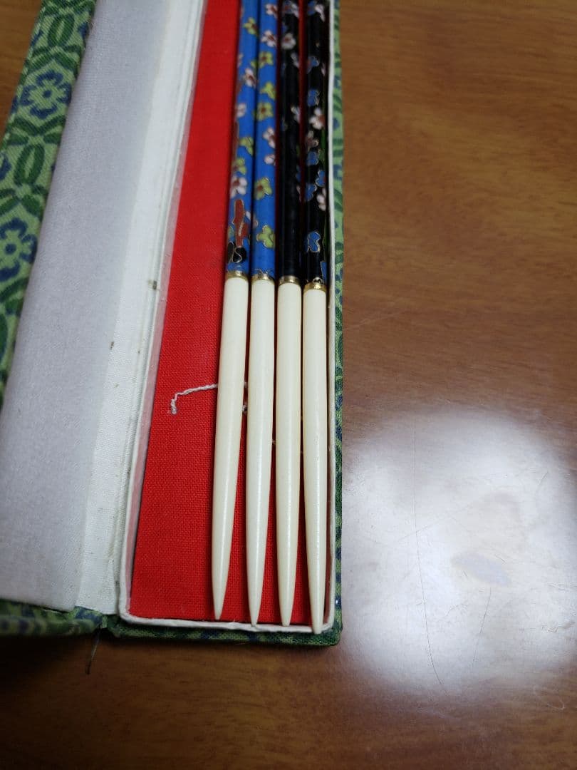 中国伝統工芸品 箸 2セット 工芸品