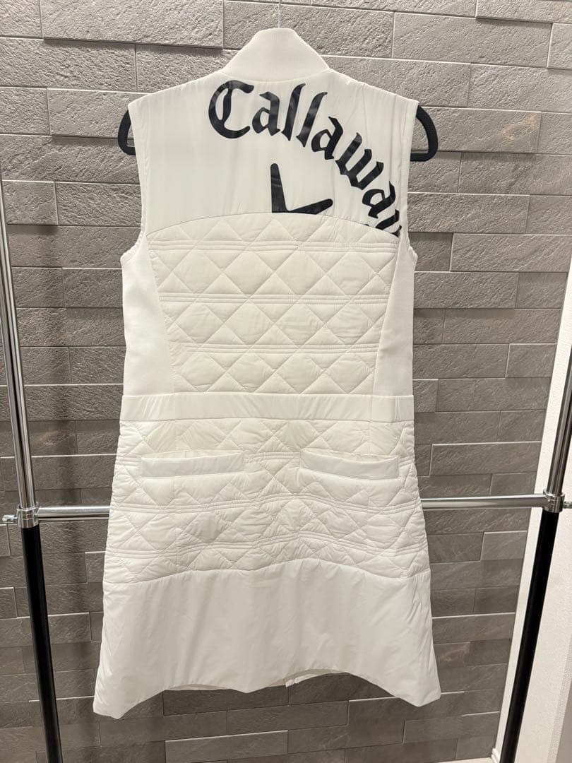 新品未使用　Callaway レディース ゴルフ ベスト ホワイト　ワンピース