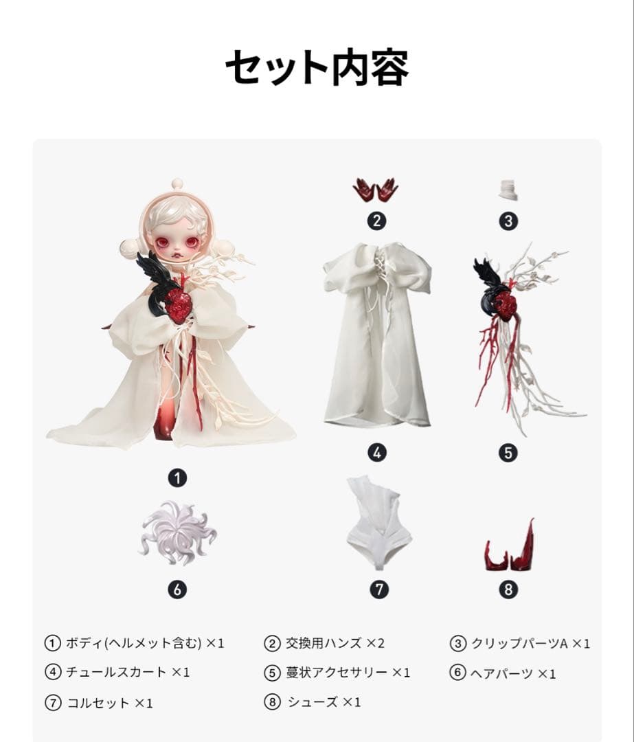 SKULLPANDA x GUO PEI 1/6アクションフィギュア未開封