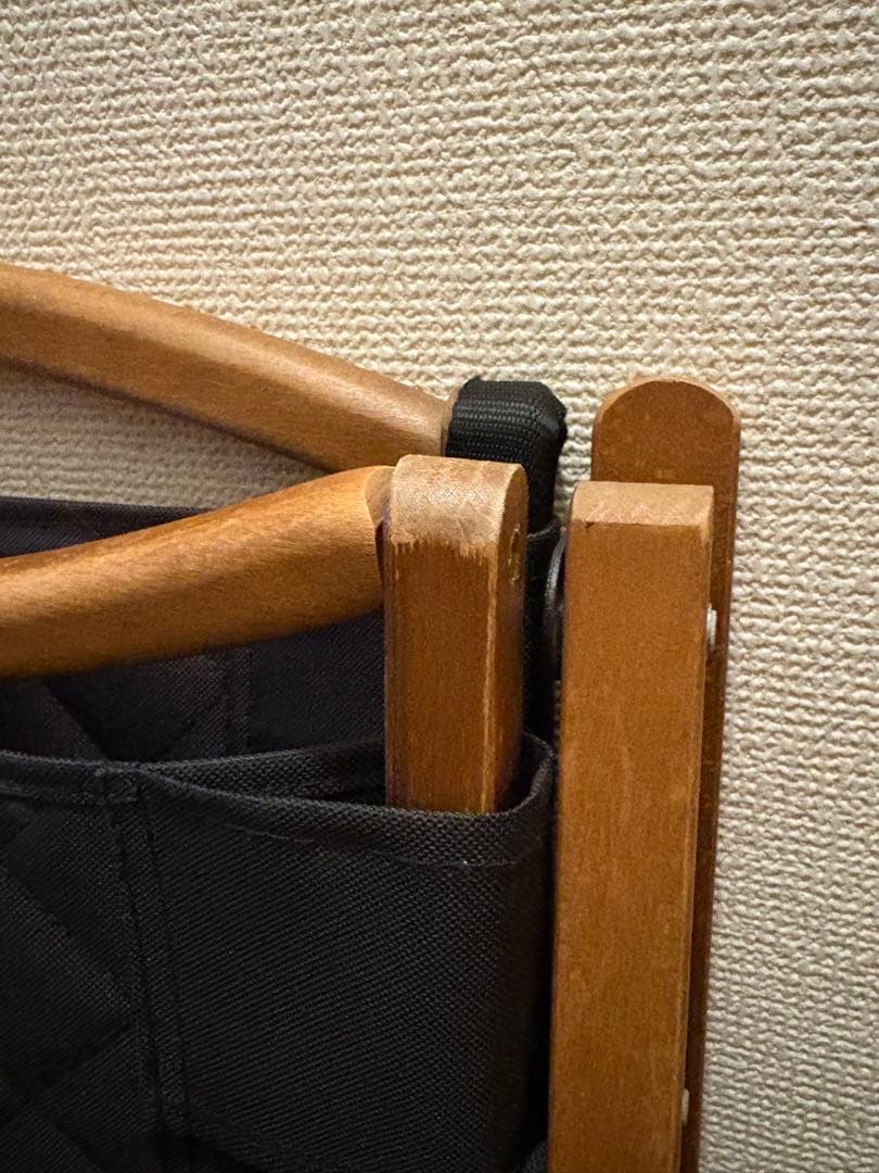 クイックキャンプ　一人掛け ウッドローチェア