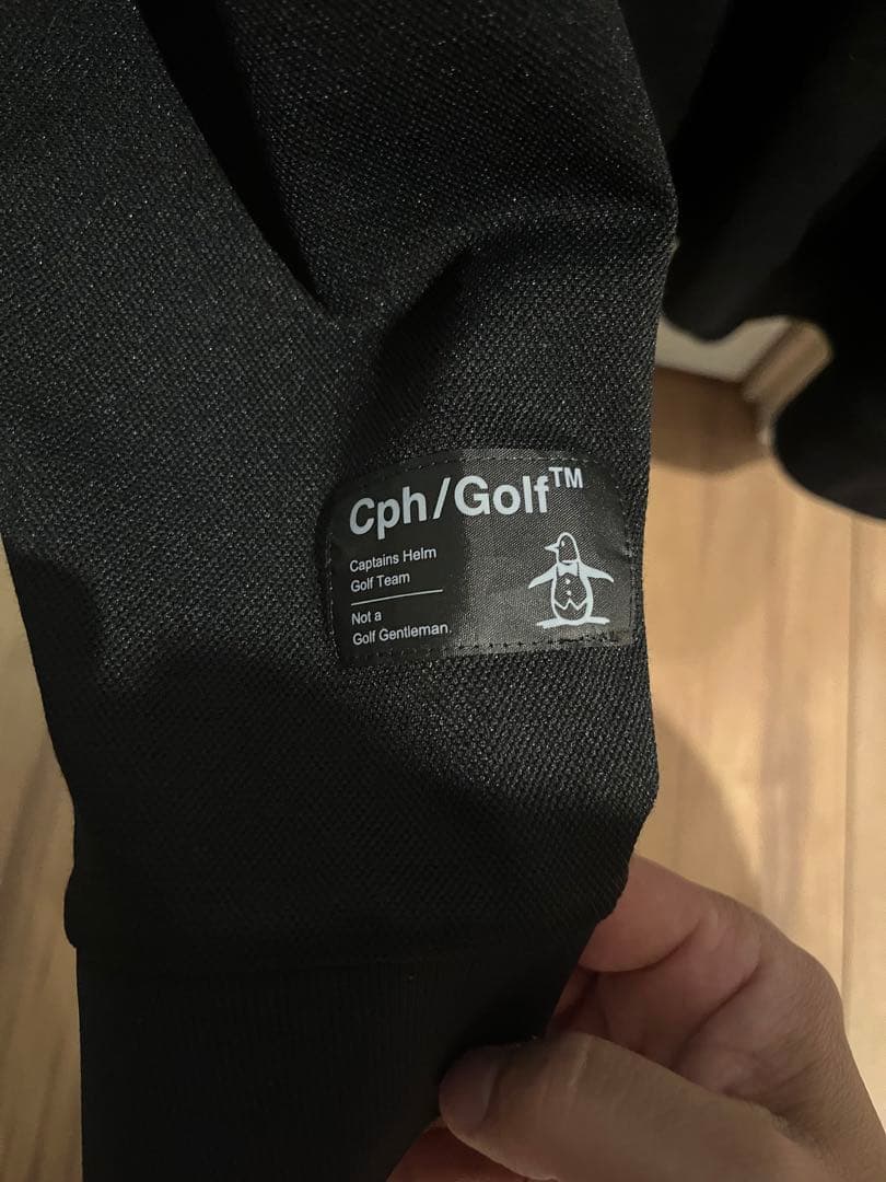 Cph GOLF マンシングウェア コラボ ポロシャツ　ブラック　未使用品