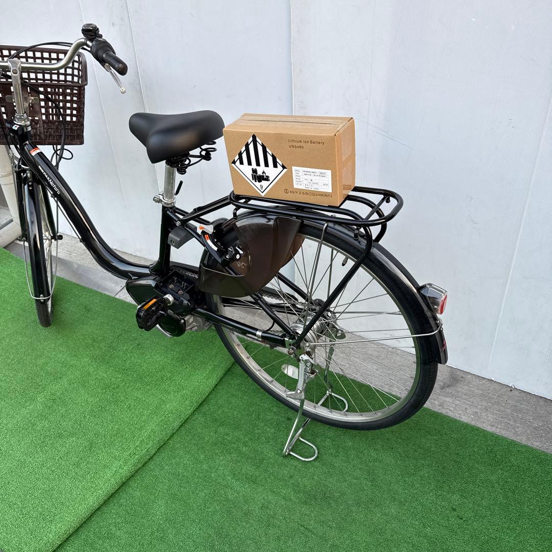 YAMAHAヤマハ電動アシスト自転車26インチ 新品バッテリー ブラック