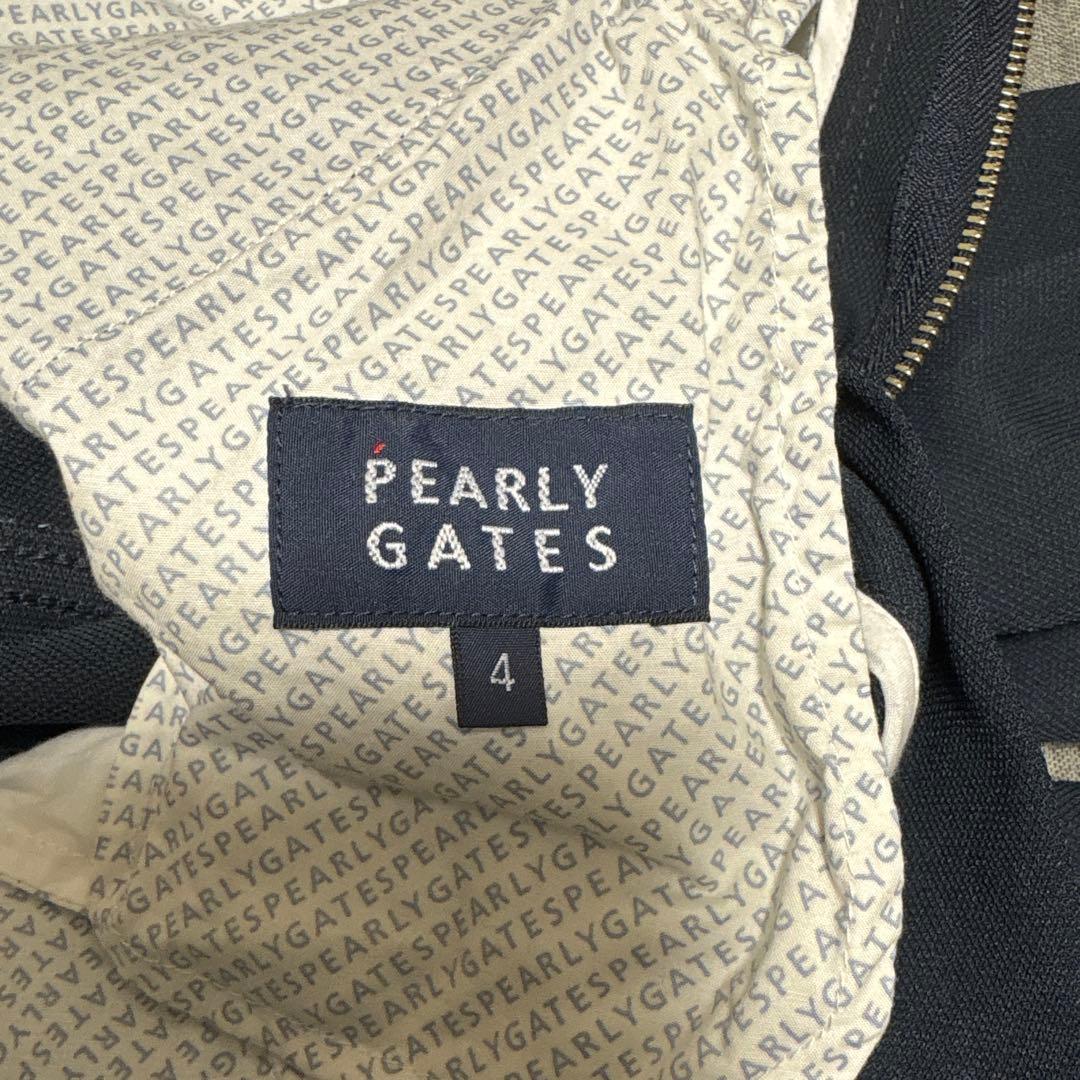 PEARLY GATES ゴルフパンツ 4 L M 濃紺(ほぼ黒)