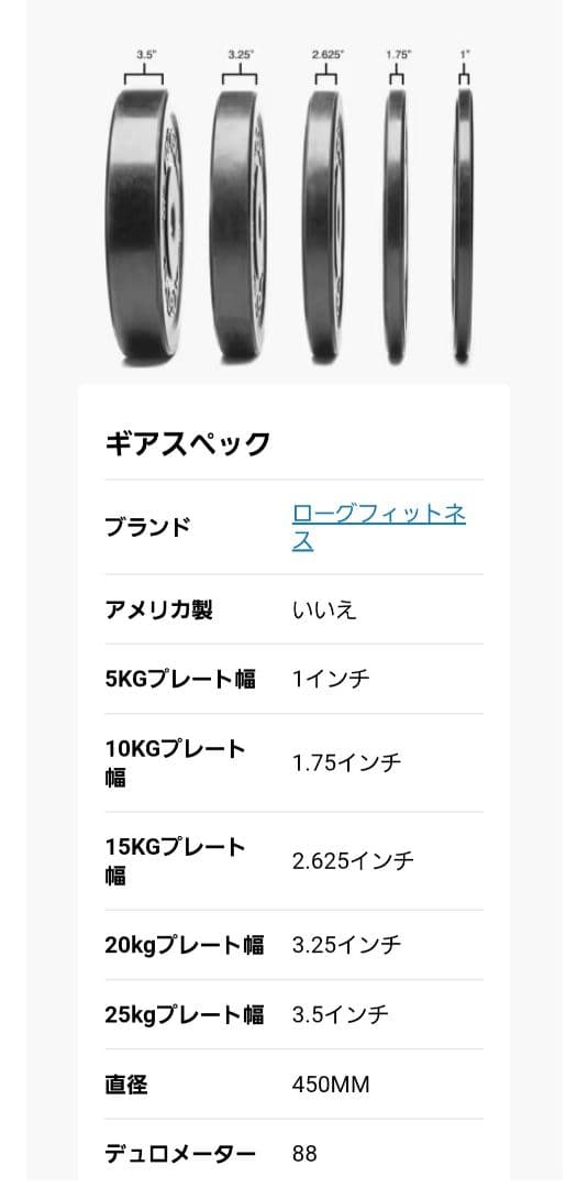 【peculiarman】ROGUE ローグプレートHG10kg2枚セット