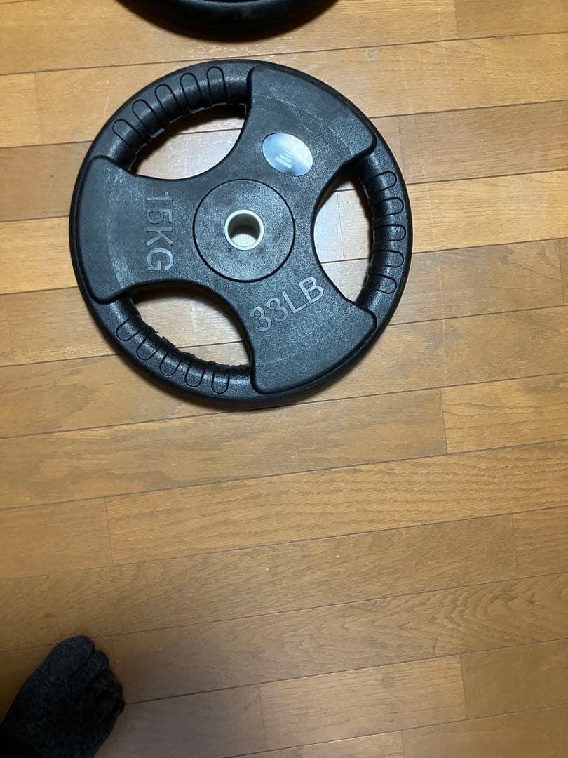 引き取り限定　ダンベルプレート 15KG 2枚セット