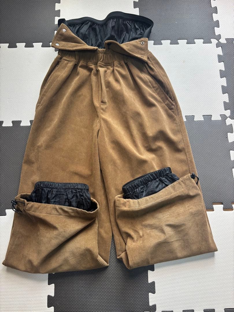 libelice コーデュロイ　パンツ　ブラウンM