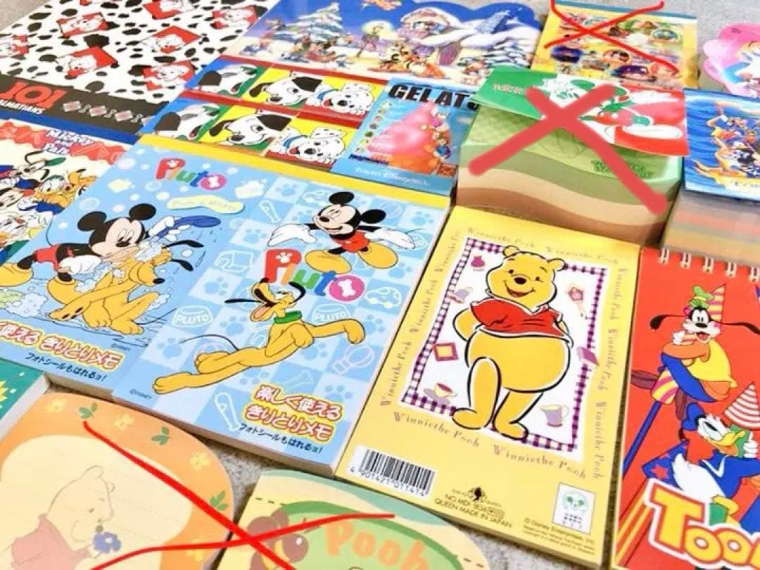 【ほぼ未使用品★】ディズニーメモ帳、ノートセット　まとめ売り‼️
