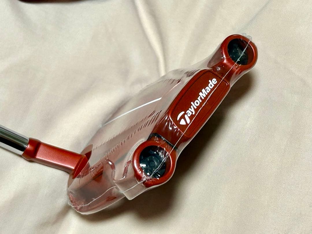 新品 スパイダーRed パター スモールスラント 34インチ カバー付き