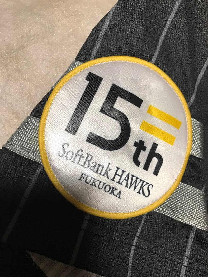 福岡ソフトバンクホークス 15周年記念ユニフォーム Lサイズ マジェスティック製