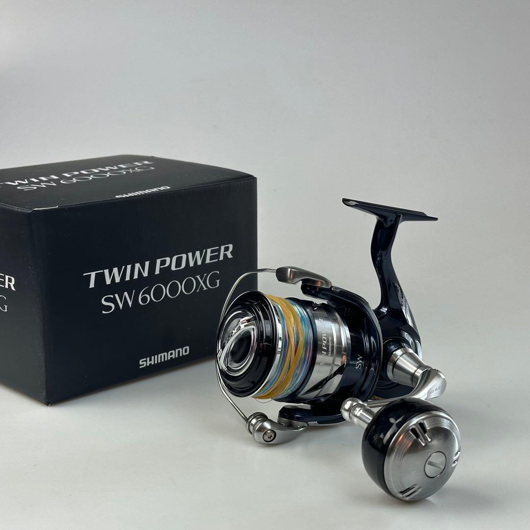 美品SHIMANO TWIN POWER SW6000XG スピニングリール